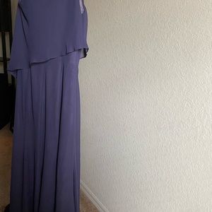 Azazie Nadia stormy blue formal/bridesmaid dress